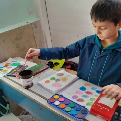 زنگ هنر پایه اول دبستان شیخ محمد خیابانی-1404